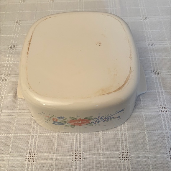 Vintage Corning Ware Casserole Dish with Clear Lid 3 Liter Symphony Style - Picture 4 of 7